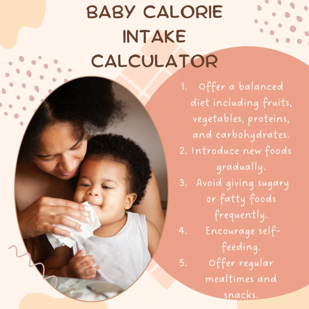 Baby Calorie Intake Calculator